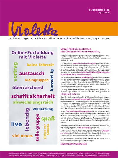 Violetta 38. Newsletter April 2021
