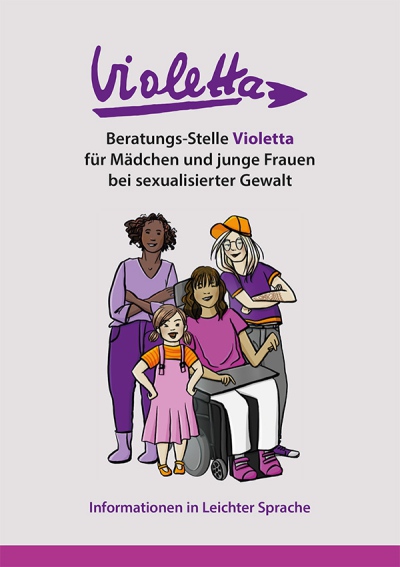 Violetta Broschüre in leichter Sprache