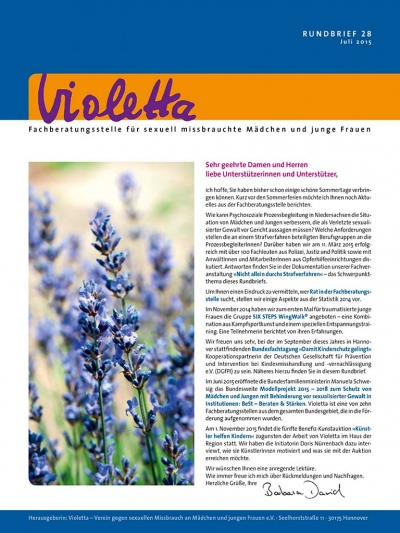 28. Newsletter Juli 2015