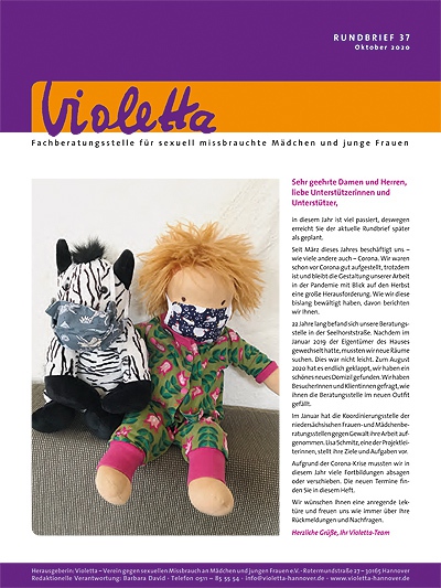 37. Newsletter Oktober 2020 37. Newsletter Oktober 2020