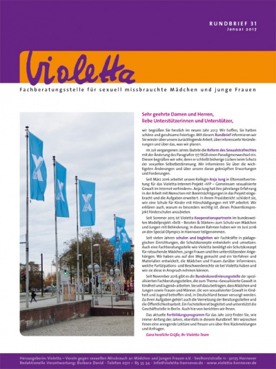 31. Newsletter Januar 2017 31. Newsletter Januar 2017