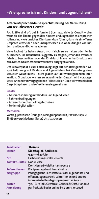 Wie spreche ich mit Kindern und Jugendlichen?